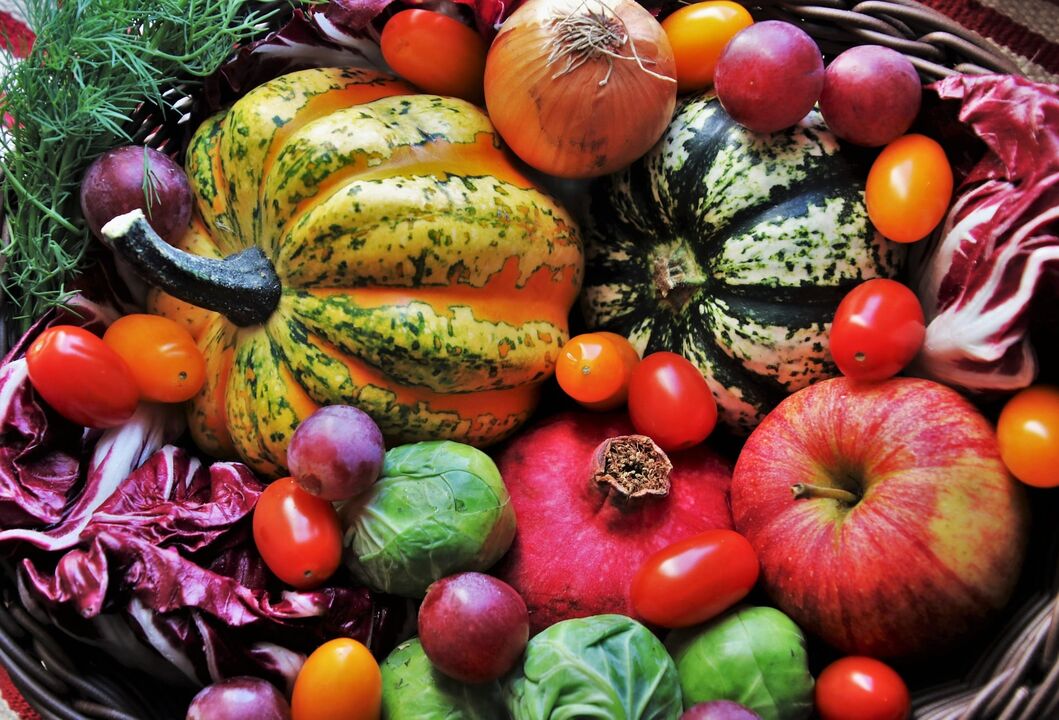 Dieta persoanelor cu grupa II de sânge ar trebui să constea din legume și fructe. 